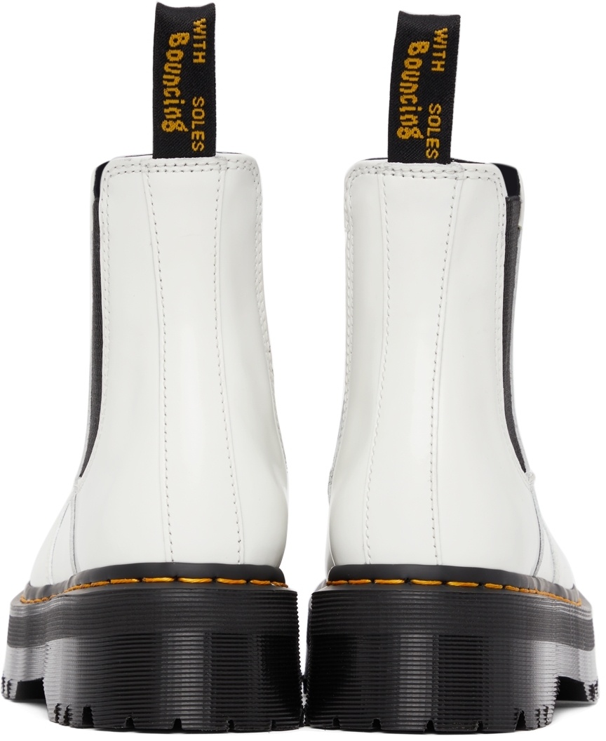 Dr. Martens' 2976 Quad Chelsea Boot In White