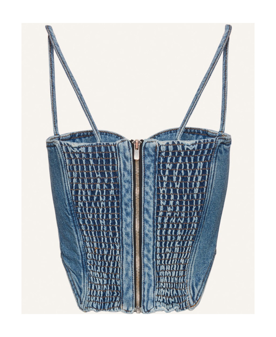 Magda Butrym Women's Corset Top In Blue
