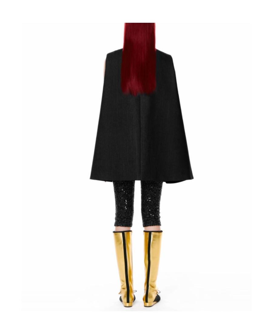 We11 Done Black Sleeveless Wool Dress In Black