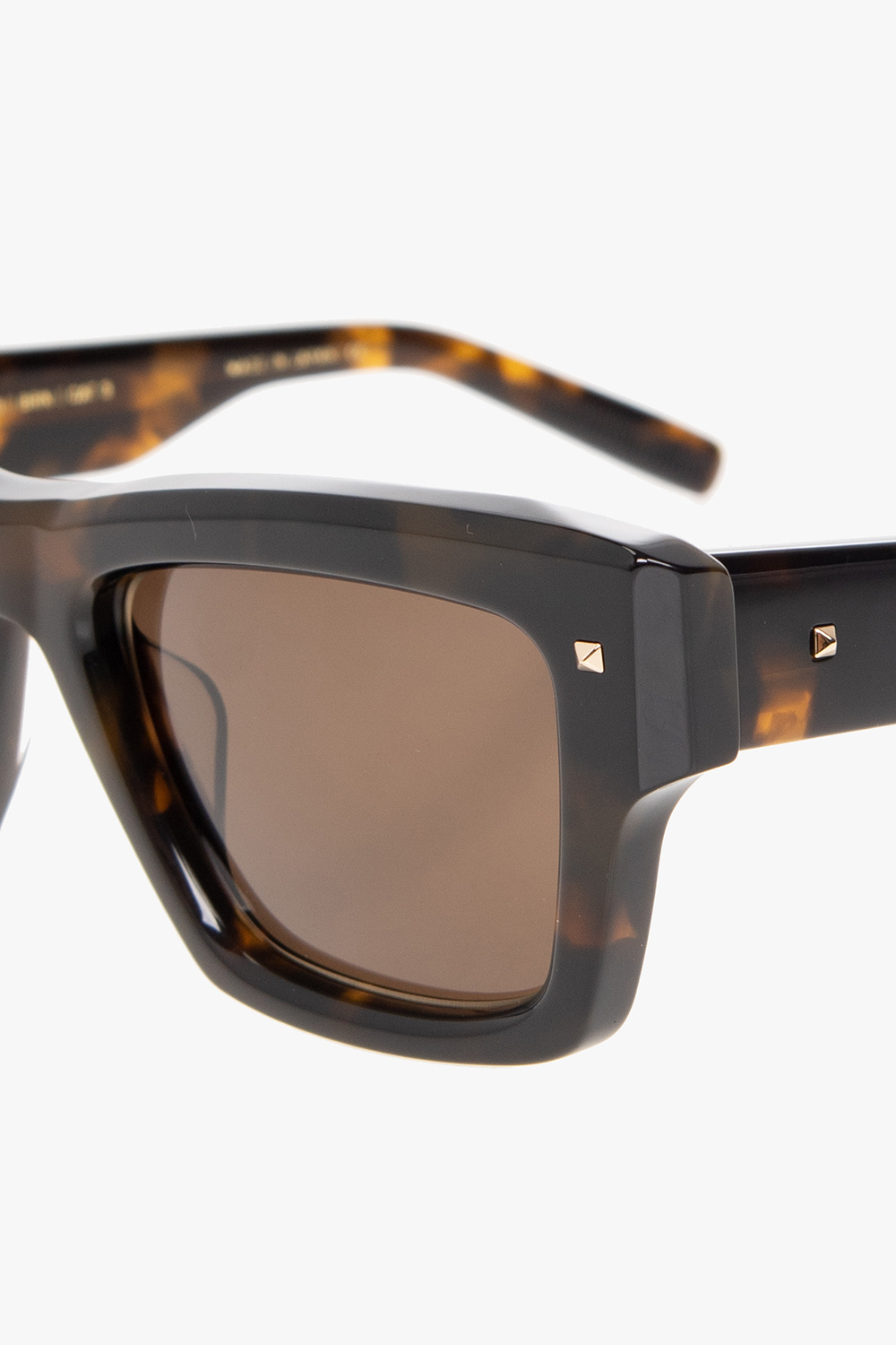 Valentino Eyewear Square Frame Sunglasses In Black