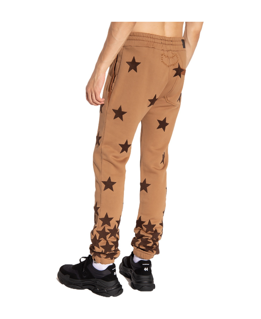 Amiri Star-patch Track Pants In Nude
