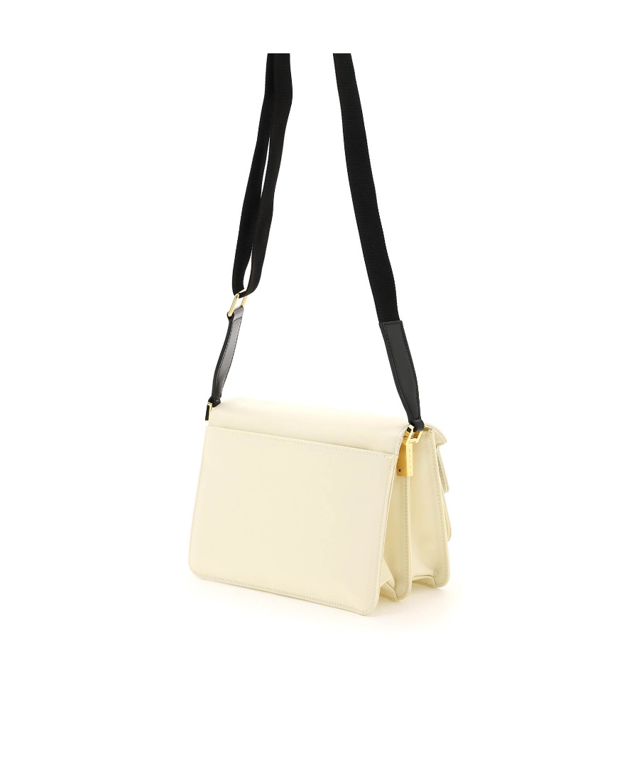 Marni Trunk Strapped Shoulder Bag In Nude