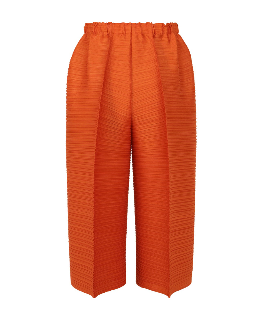 Issey Miyake Orange Thicker Bounce Pants In Red