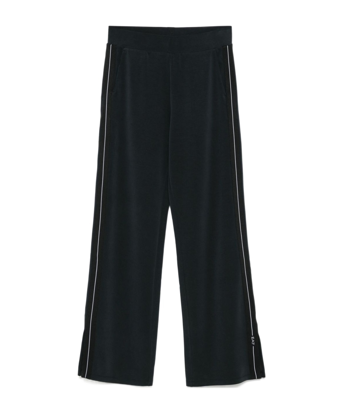 EA7 LOGO-PRINT TRACK PANTS 
