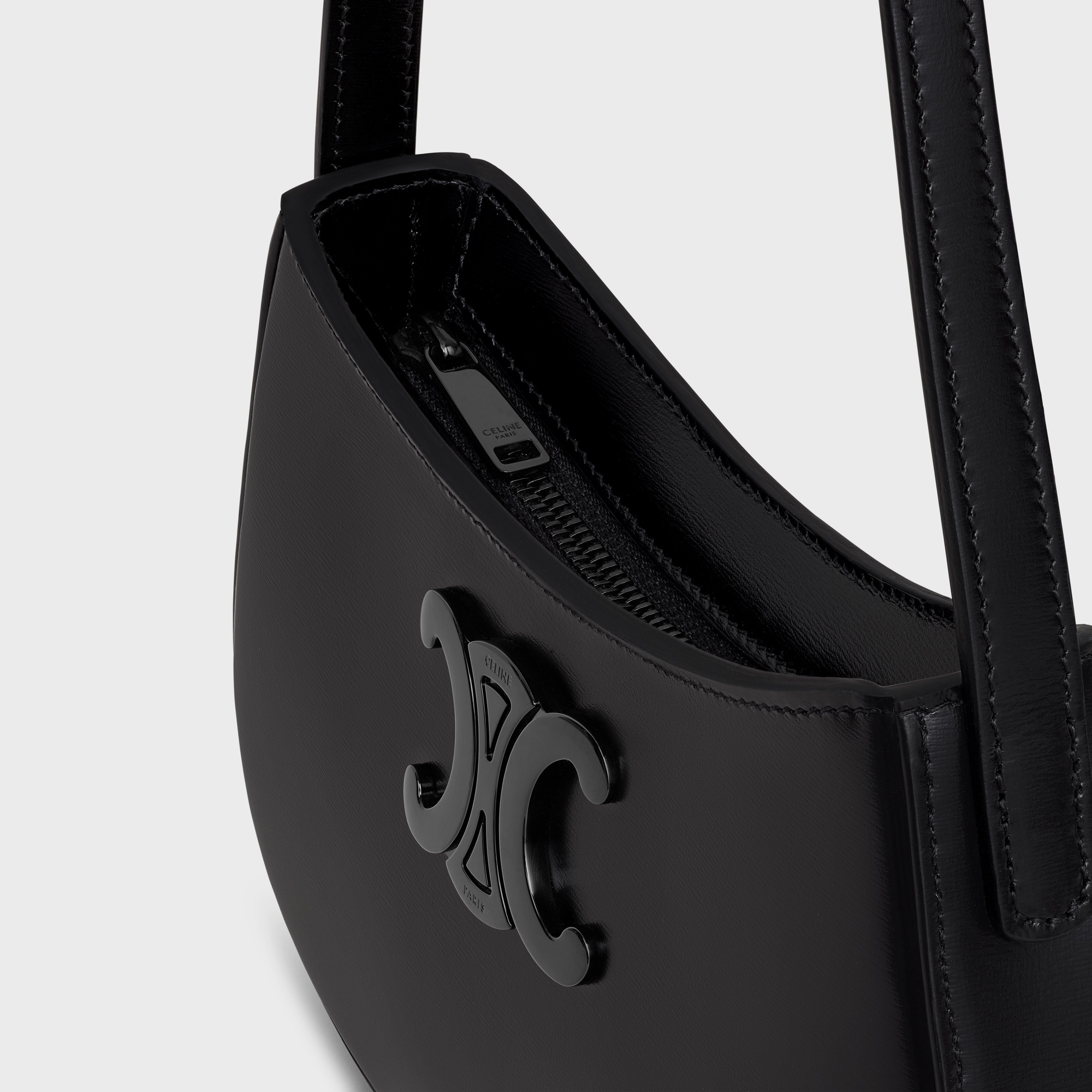 Celine Medium Tilly Shoulder Bag In Black