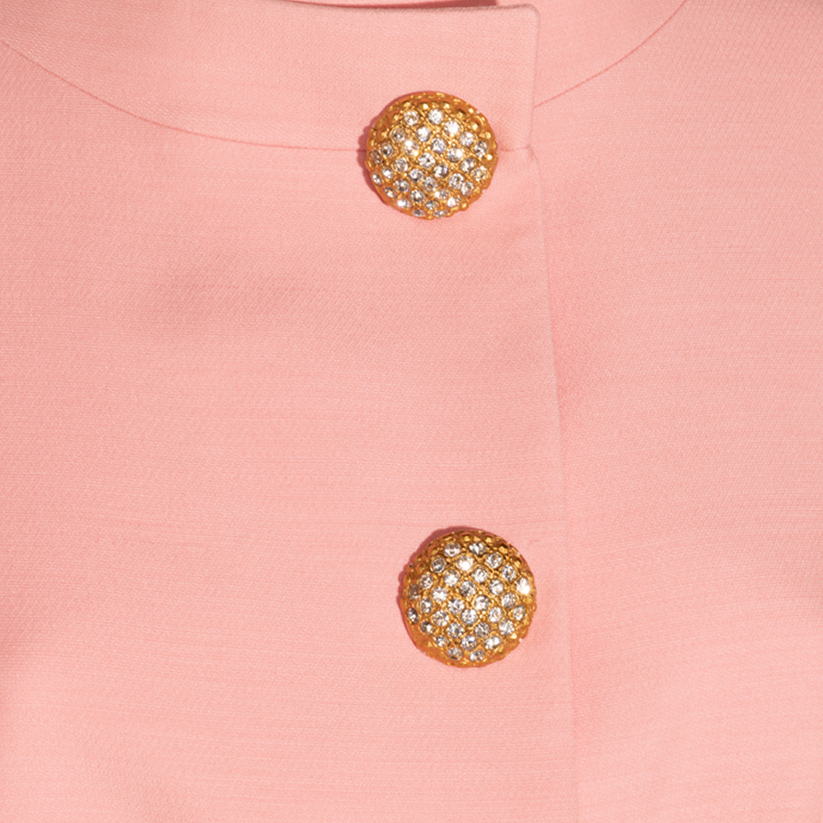 Valentino Crepe Couture Dress In Pink
