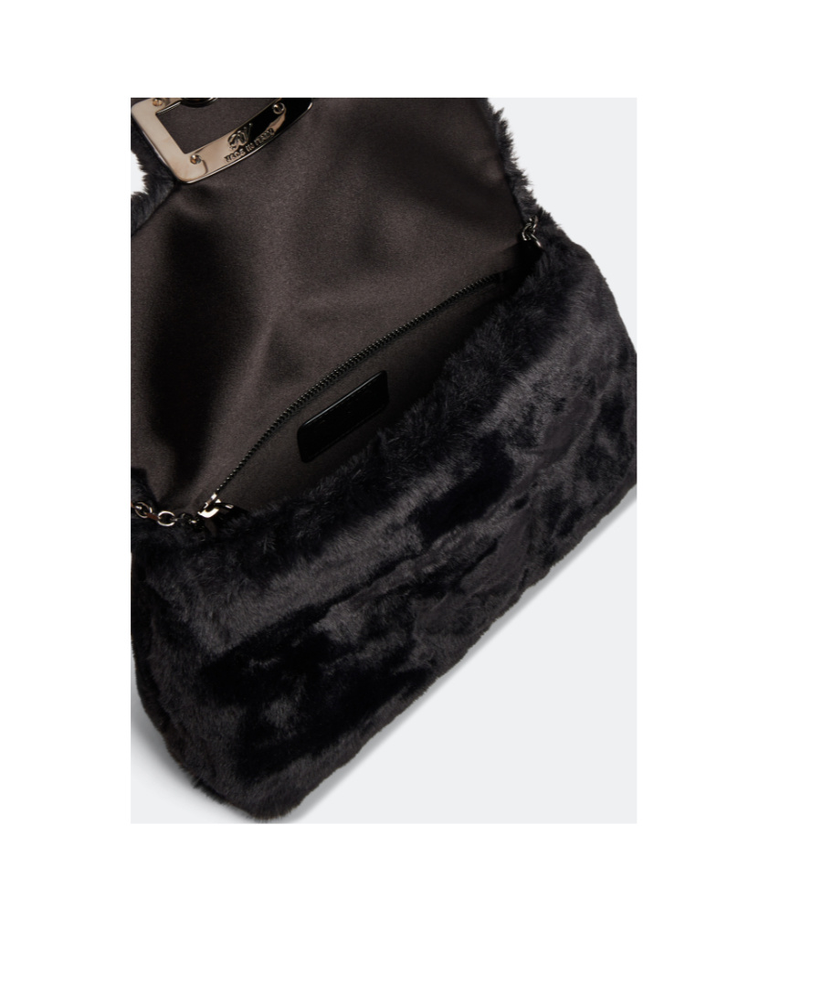 Roger Vivier Bouquet Logo Handbag In Black