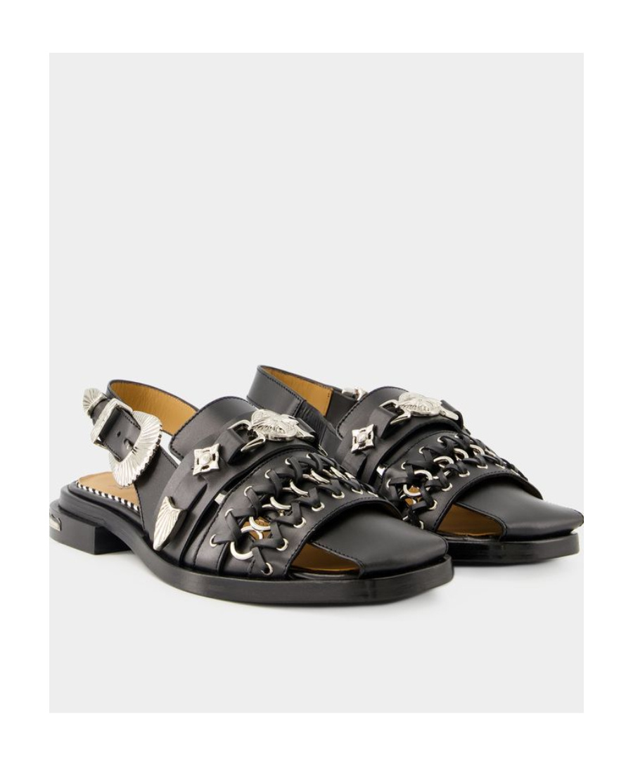 Toga Pulla Aj1312 Sandals In Black