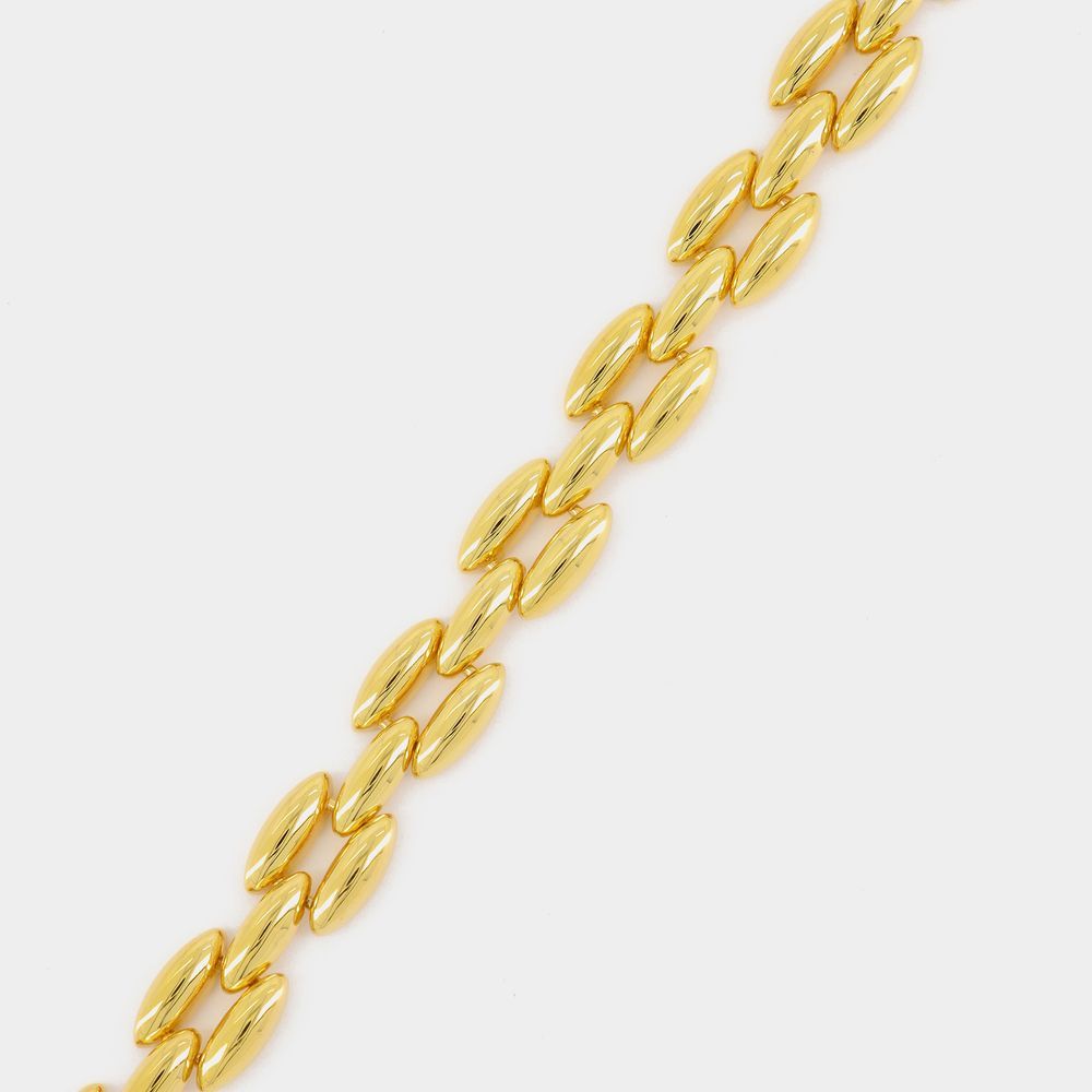 Daphine Steffi Panther Chain Bracelet In Multicolor