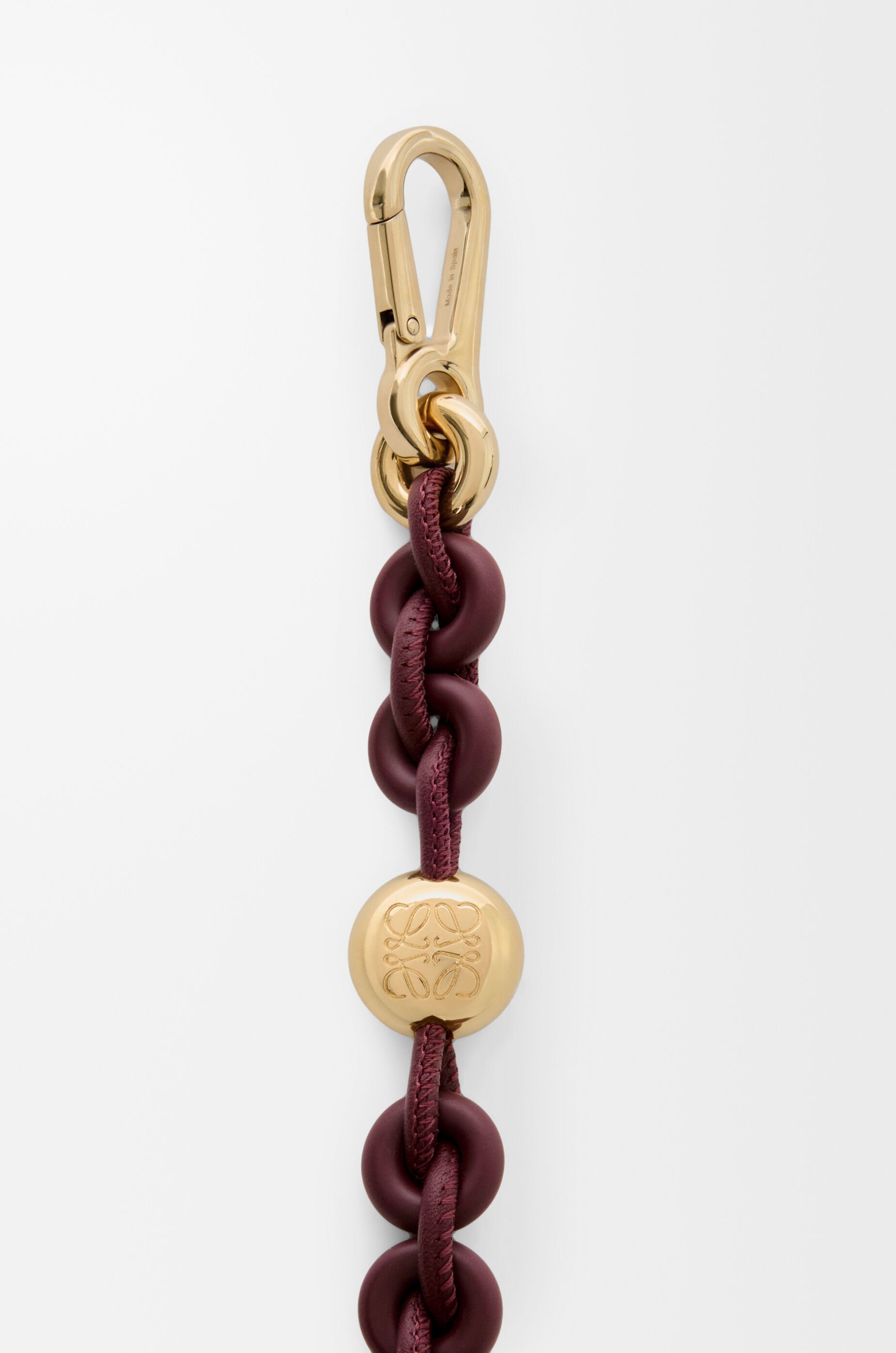 Loewe Donut Chain Strap In Brown
