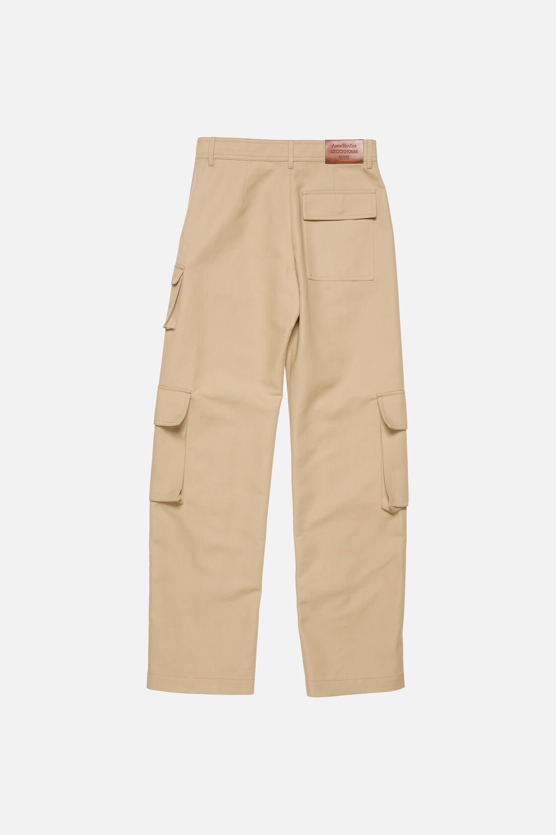 Acne Studios Zip-detail Cargo Trousers In Neutral