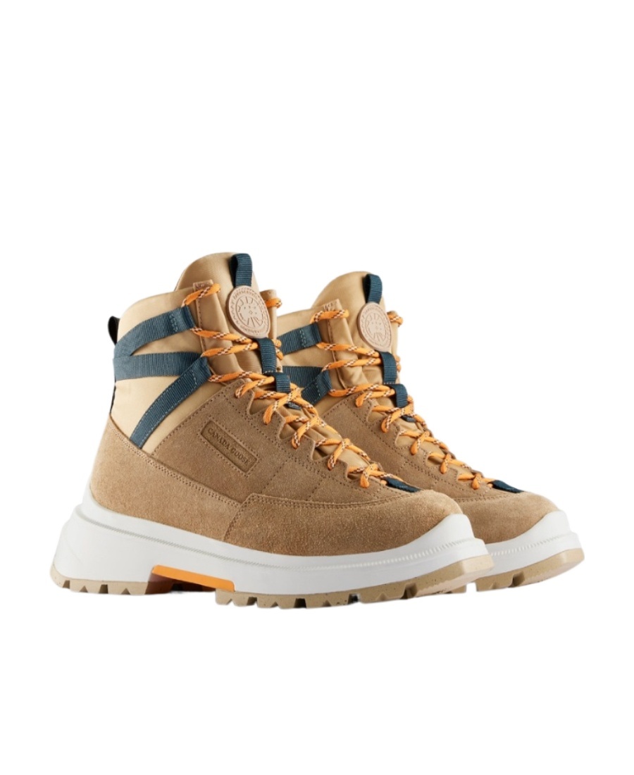 Canada Goose Laced Round Head Boots In Green