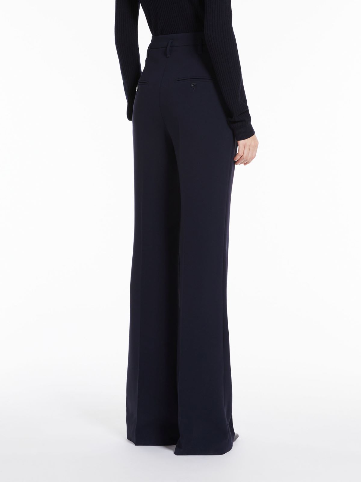 Max Mara Flared Cady Trousers