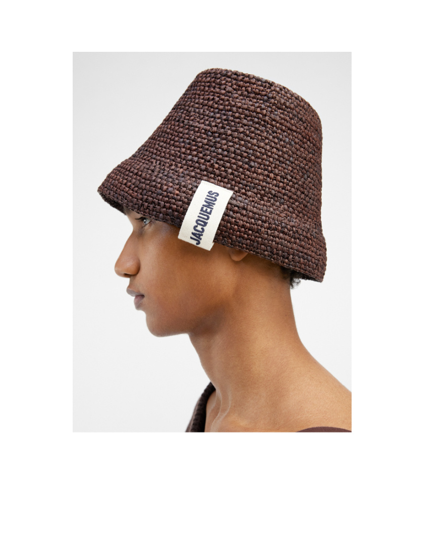 Jacquemus Seamless Fisherman's Hat In Black