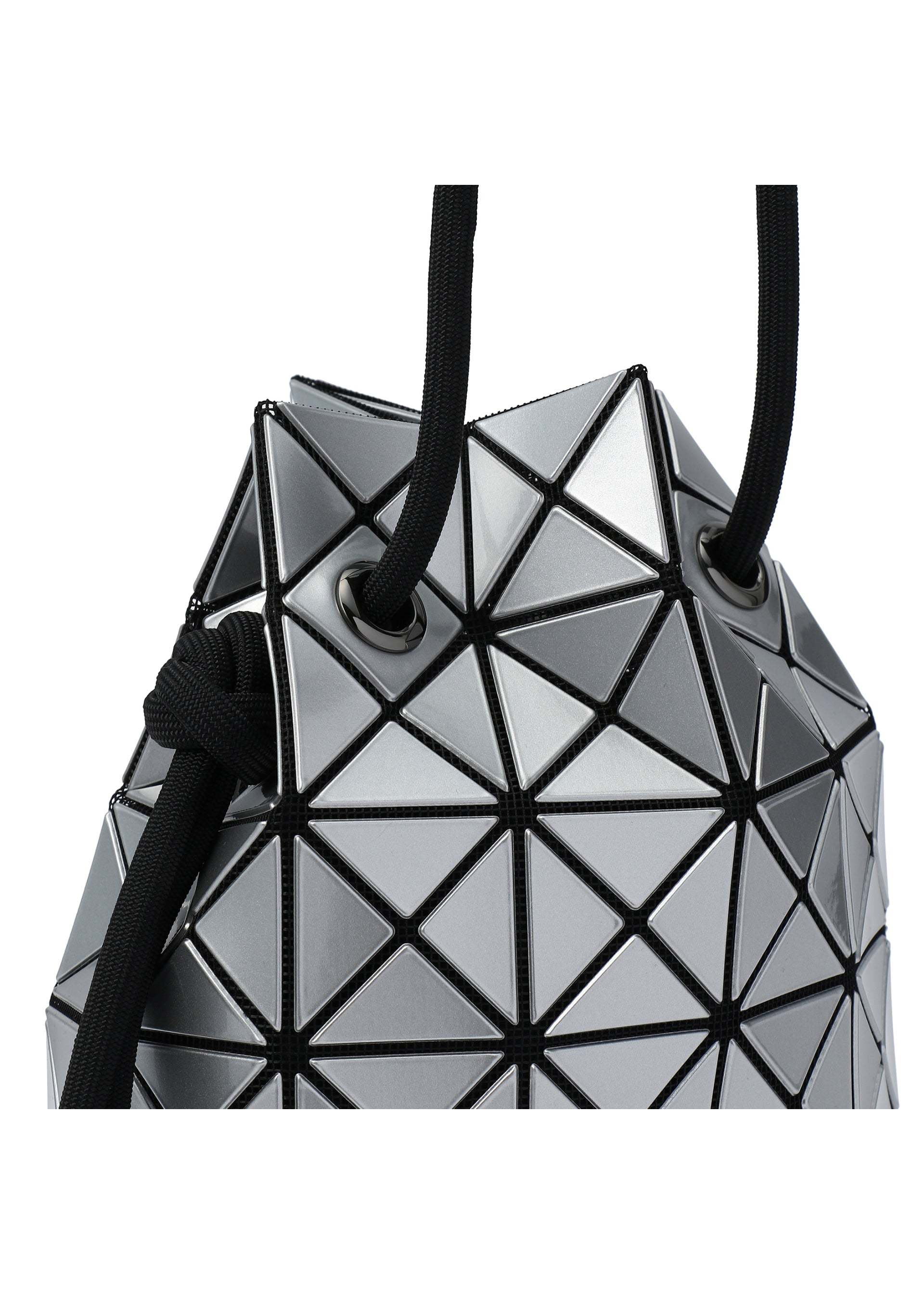 BAO BAO ISSEY MIYAKE GEOMETRIC-PATTERN BUCKET BAG