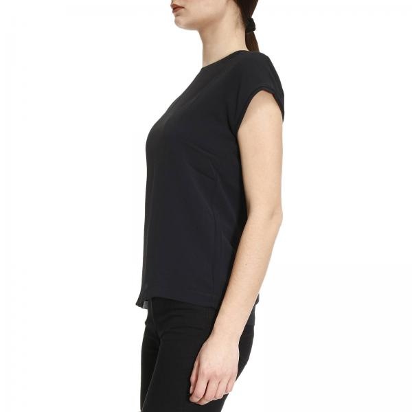 Armani Jeans Printed Logo T-shirt In Black