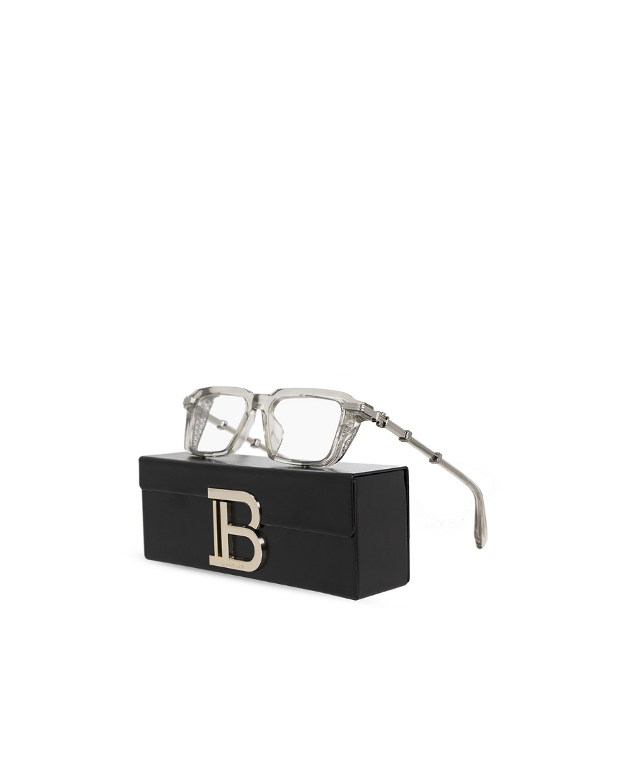 Balmain Logo Optical Glasses In White