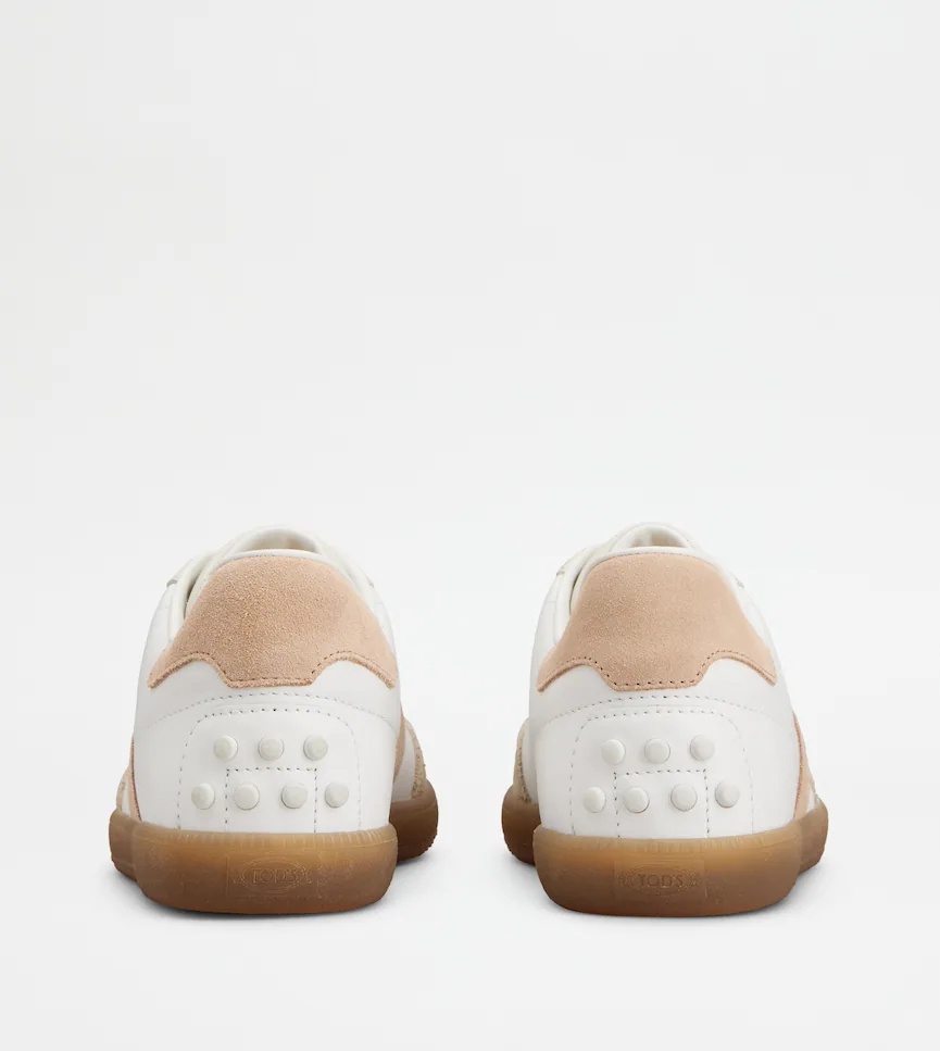 Tod's Tabs Sneakers In Smooth Leather And Suede