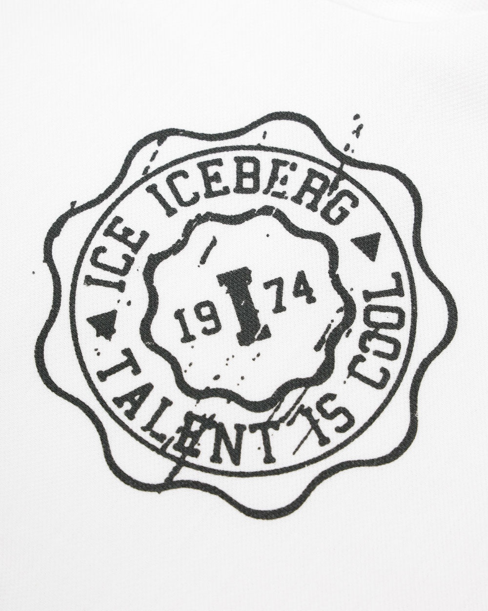 ICEBERG LOGO PRINTED POLO SHIRT