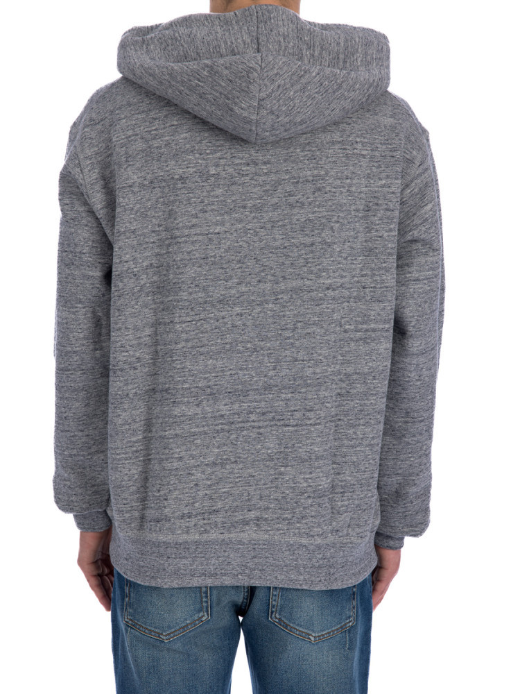 Dsquared2 Cool Fit Melange Grey Hoodie In Gray
