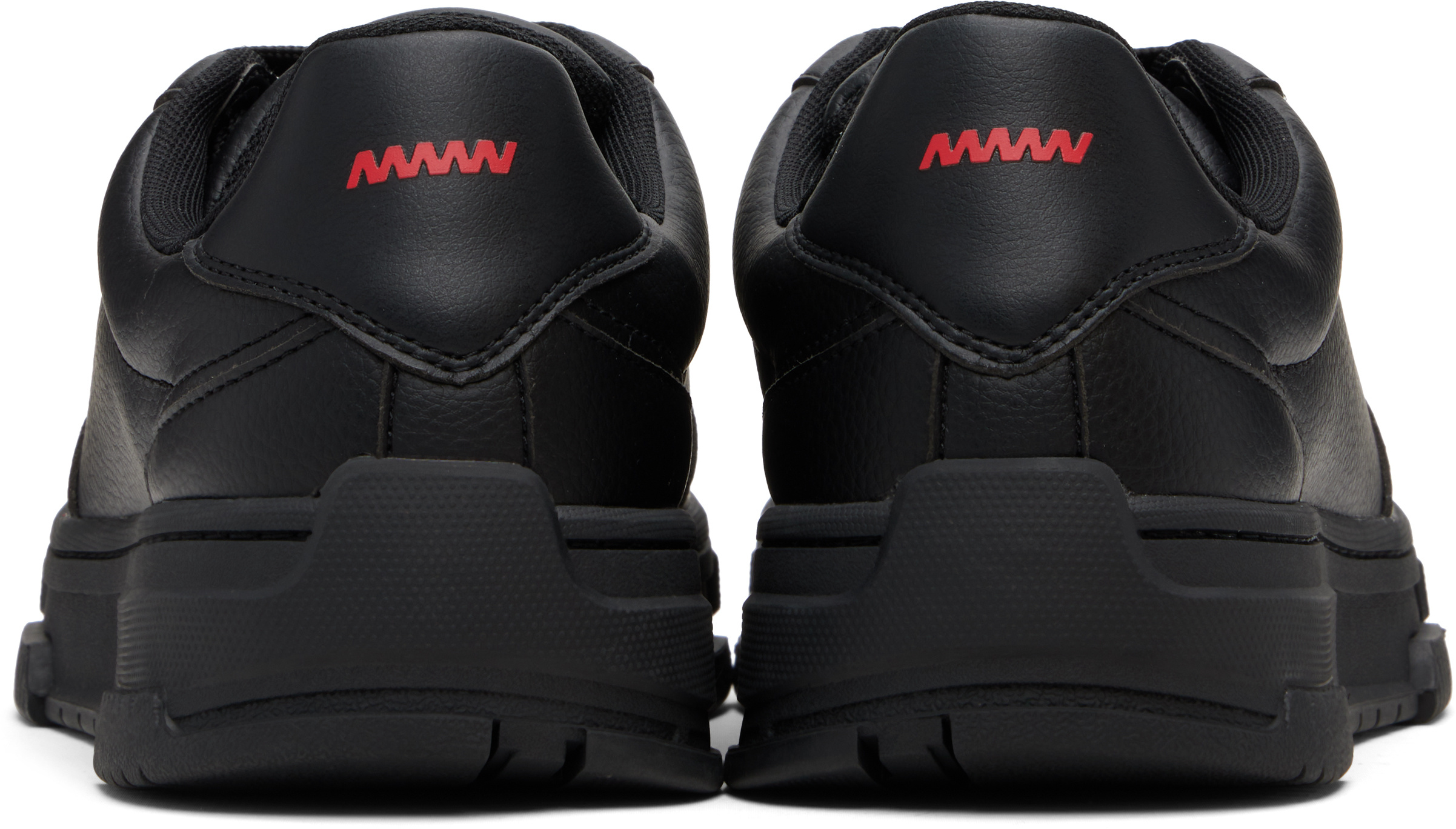 Hugo Boss Round Toe Low-top Casual Shoes In Black