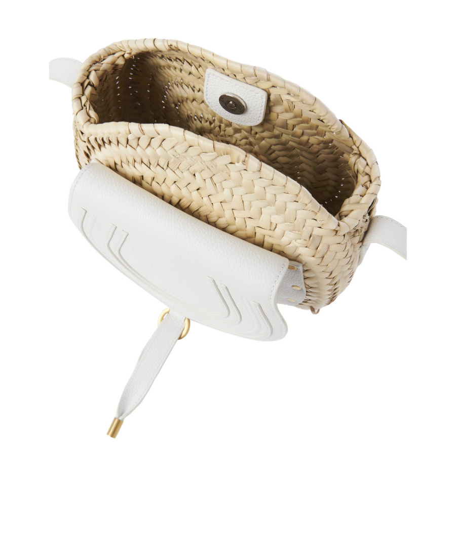 Chloé Marcie Satchel Bag In White