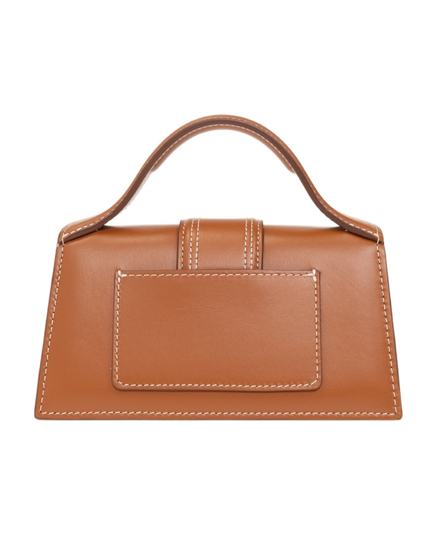 Jacquemus Long Rectangular Shoulder Bag With Adjustable Strap In Brown