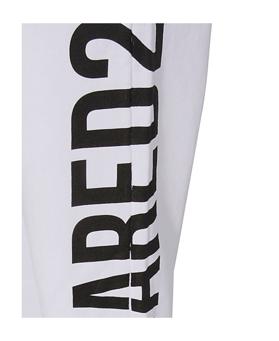 Dsquared2 Logo-print Relaxed Track Pants In White