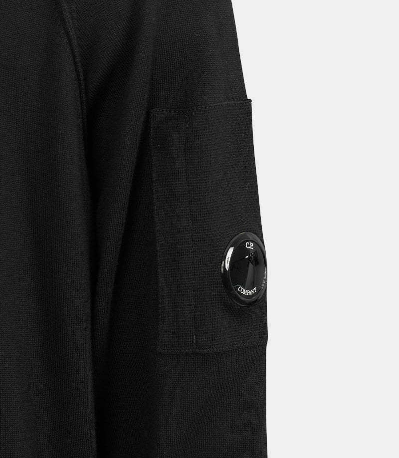 C.p. Company Logo Sweatshirt In Black