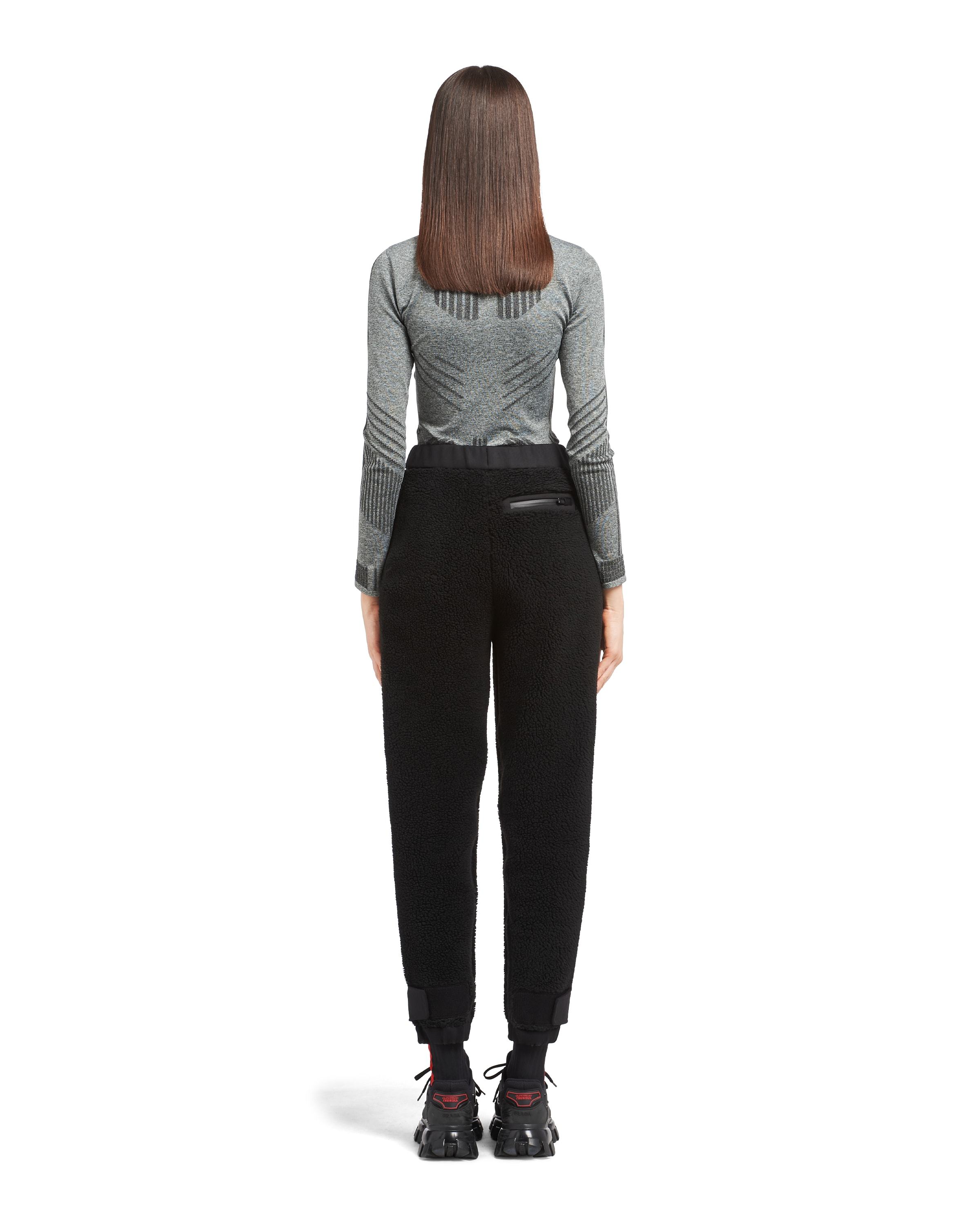 Prada Logo-print Trousers In Black