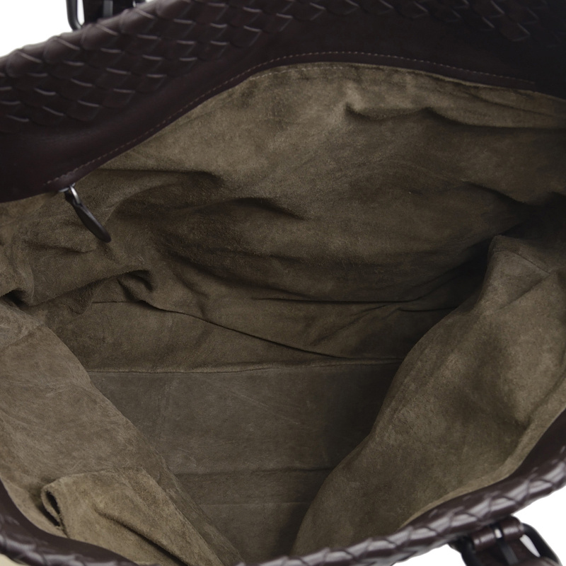 Bottega Veneta Knitted Handbag In Brown