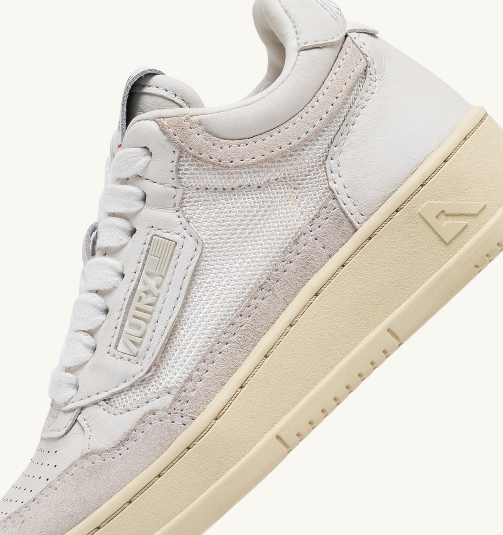 Autry Mid-top Suede Sneakers In White