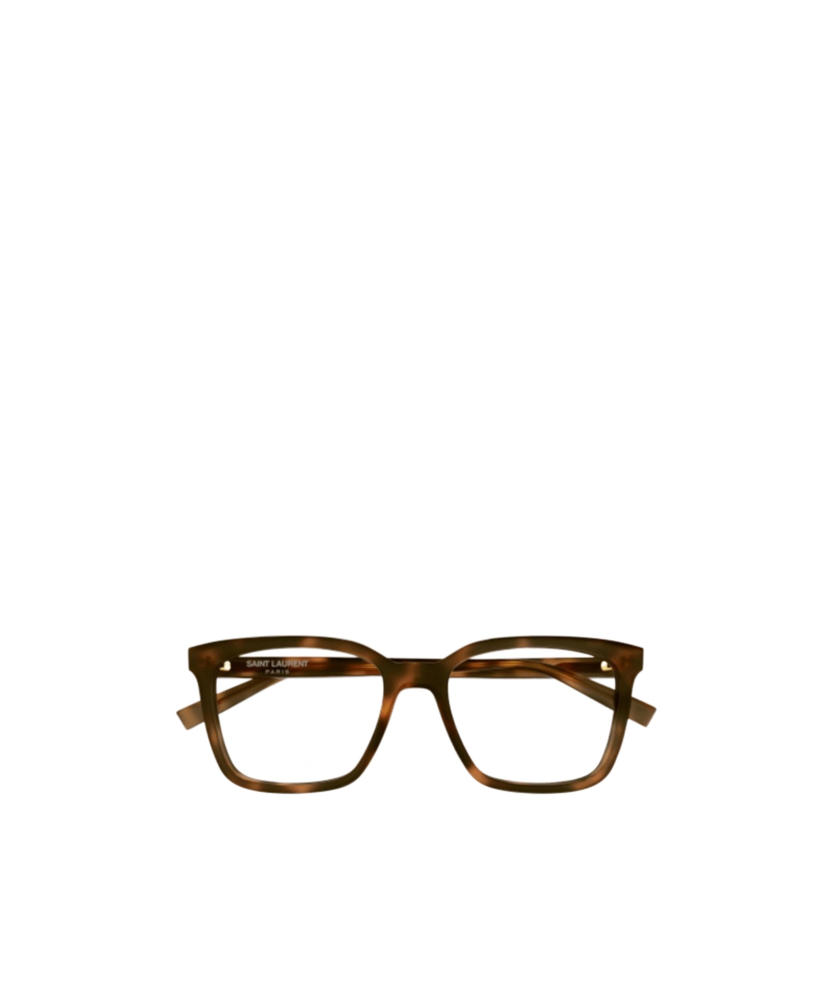 Saint Laurent Square-frame Glasses In Brown