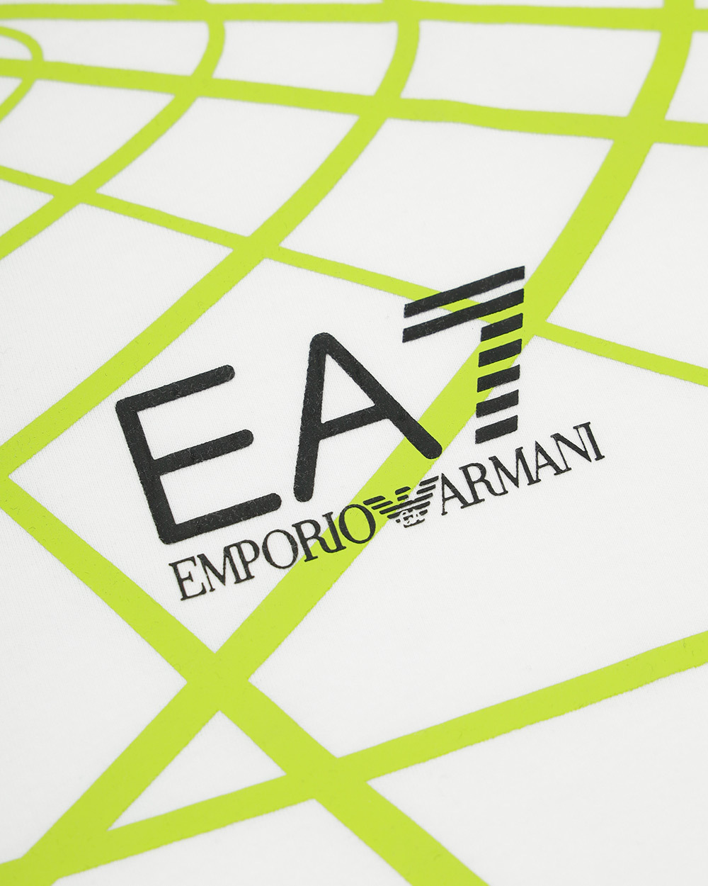 EA7 LOGO PRINTED T-SHIRT WITH ROUND NECK