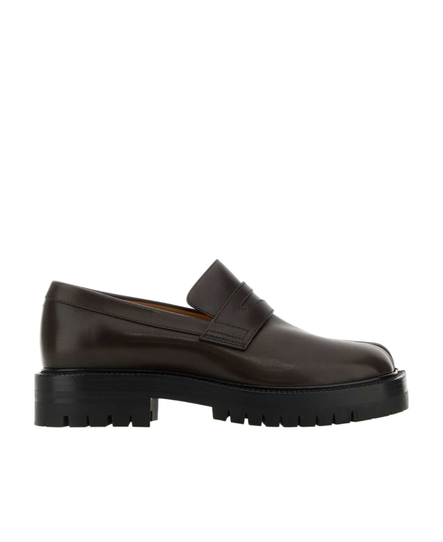 Maison Margiela Split Toe Happy Shoes In Brown