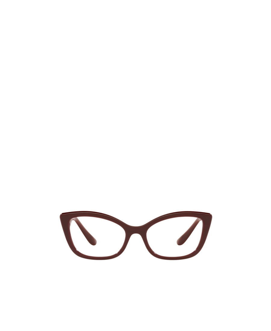 Dolce & Gabbana Polished-effect Square-frame Glasses In Red
