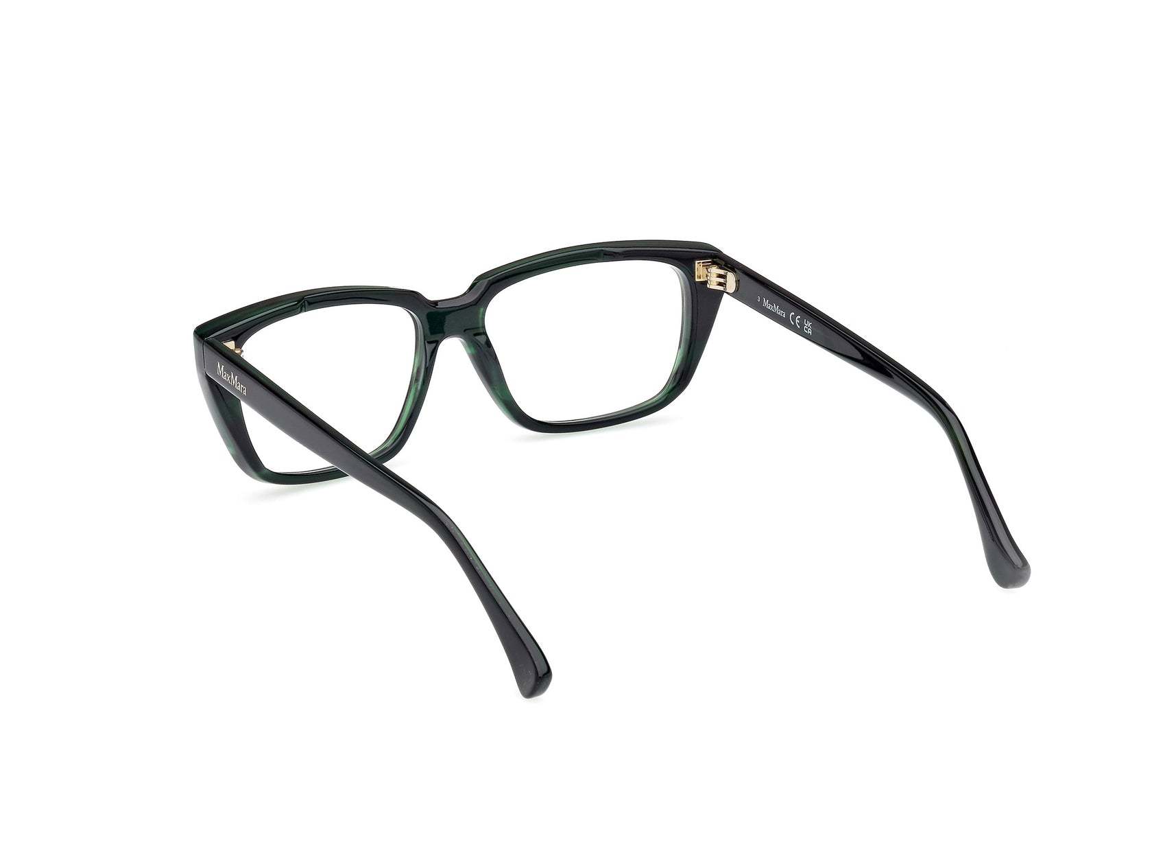 Max Mara Full Frame Plain Mirror In Green