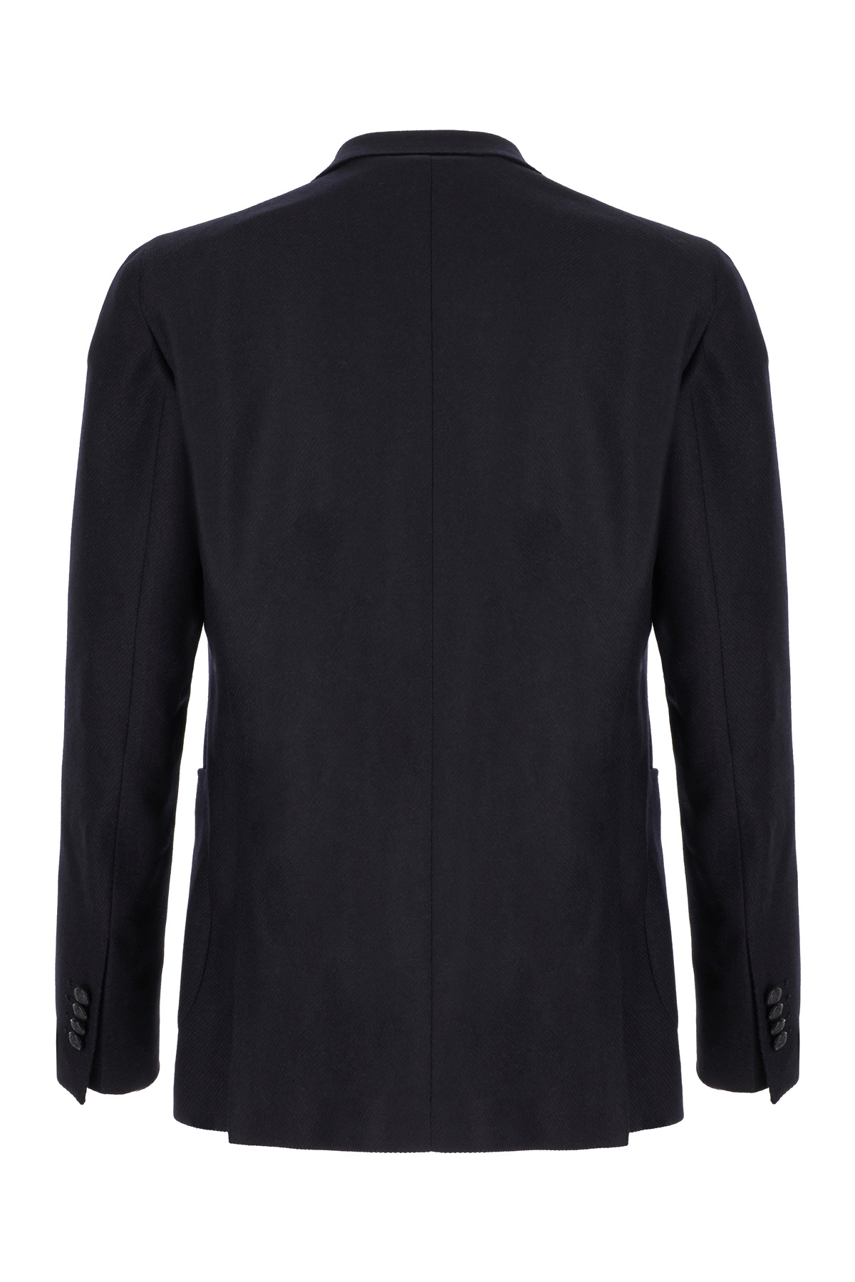 Tagliatore Tailored Wool Blazer With Notch Lapels In Black