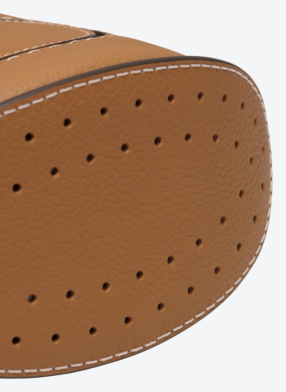 Delvaux Press The Button Handbag In Brown