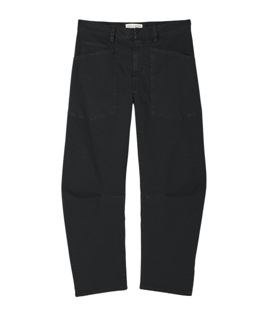Nili Lotan Multi-pocket Jeans In Black