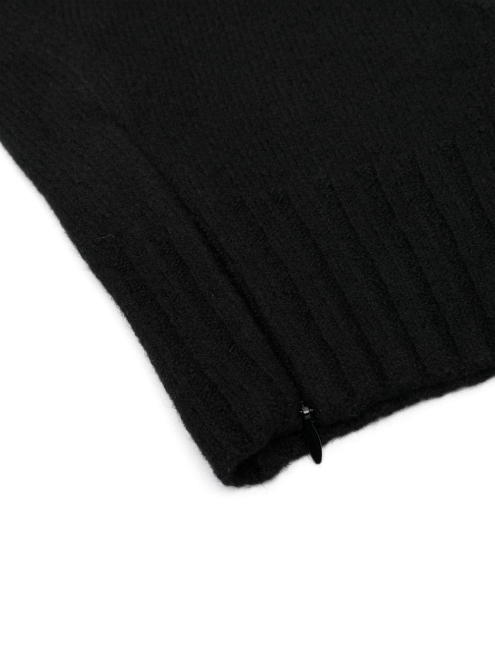 Jil Sander Ribbed-trim Wool Balaclava In Black