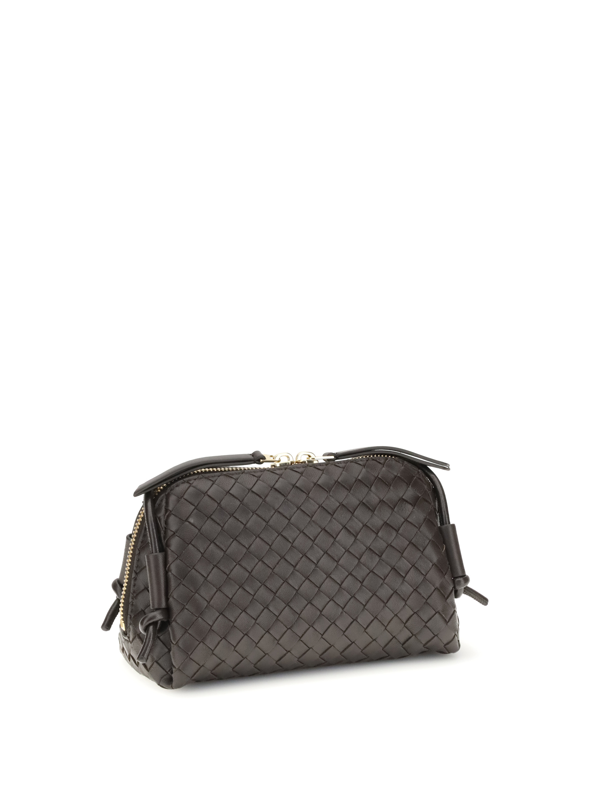 Bottega Veneta Concert Pouch Handle In Black