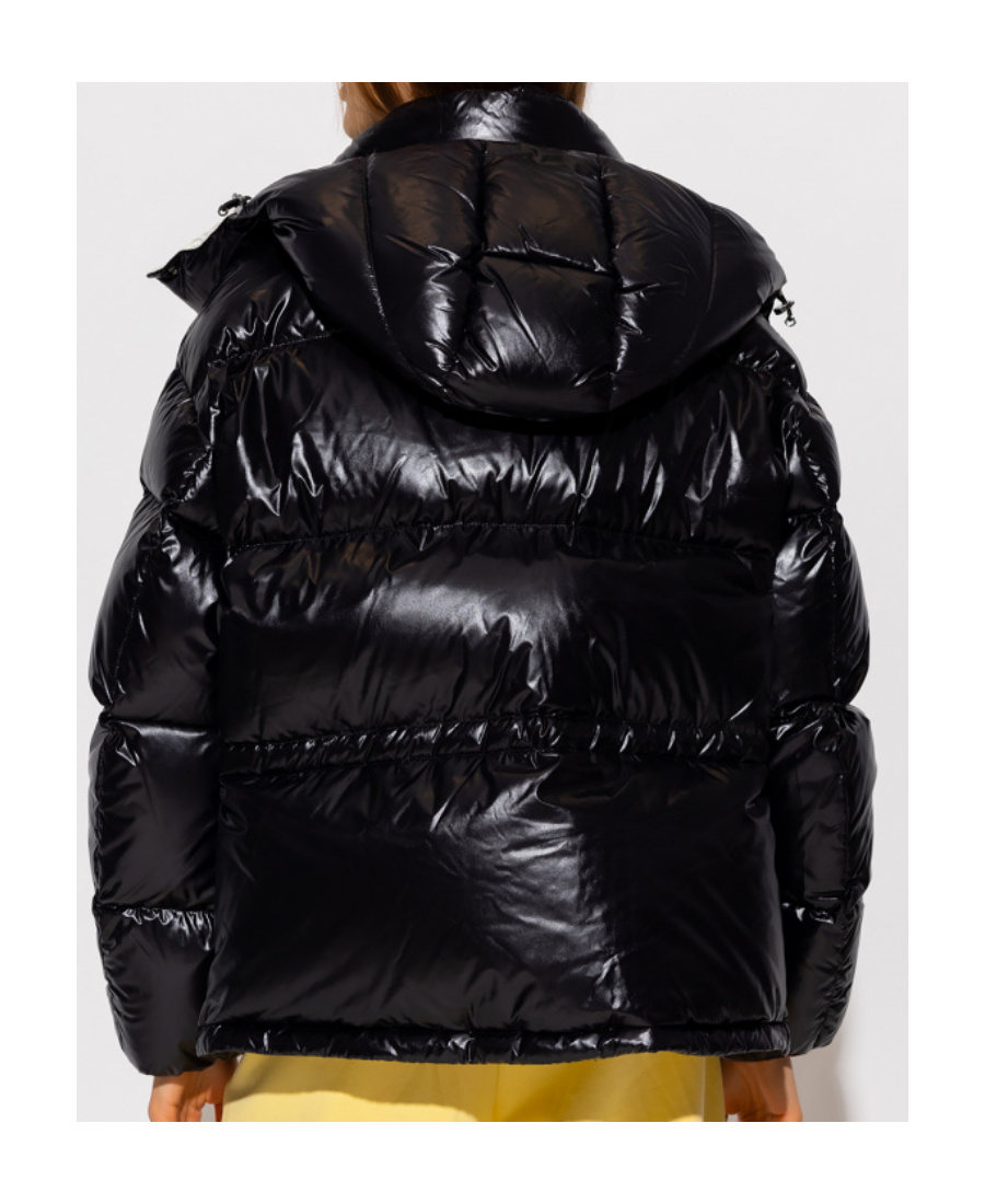 Moncler High-neck Puffer Jacket In Black