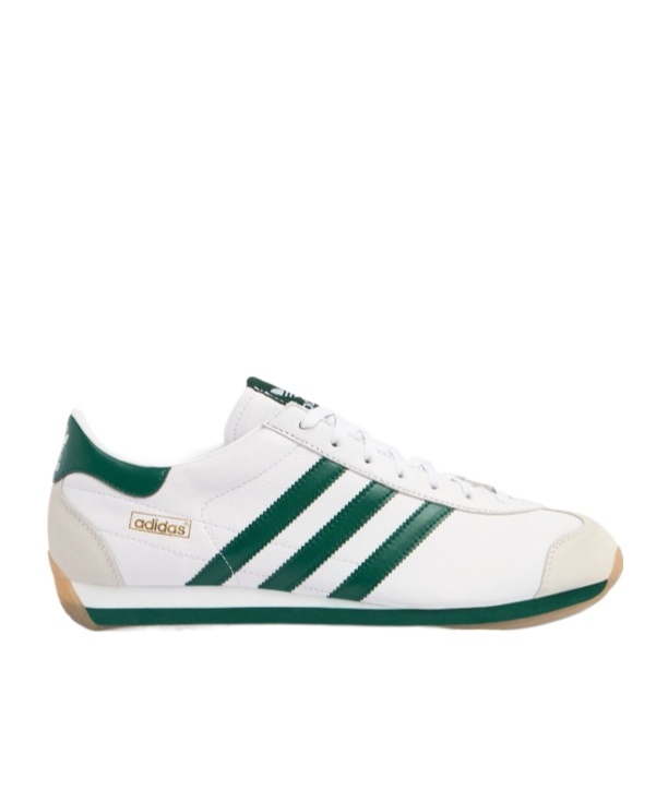 Adidas Originals Japan Country Sneakers Low-top Rubber Stripes In White