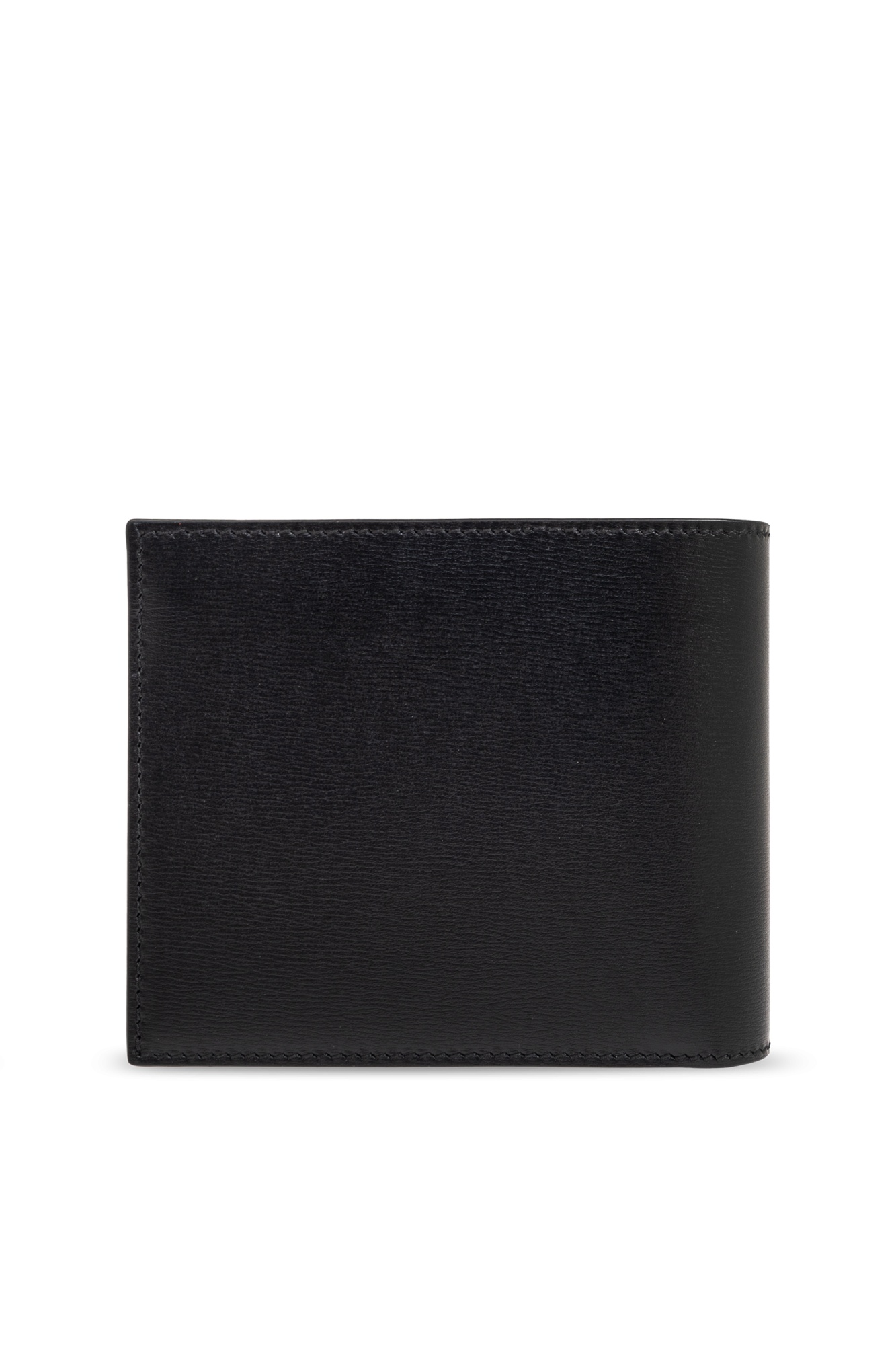 Ferragamo B-fold Leather Wallet In Black