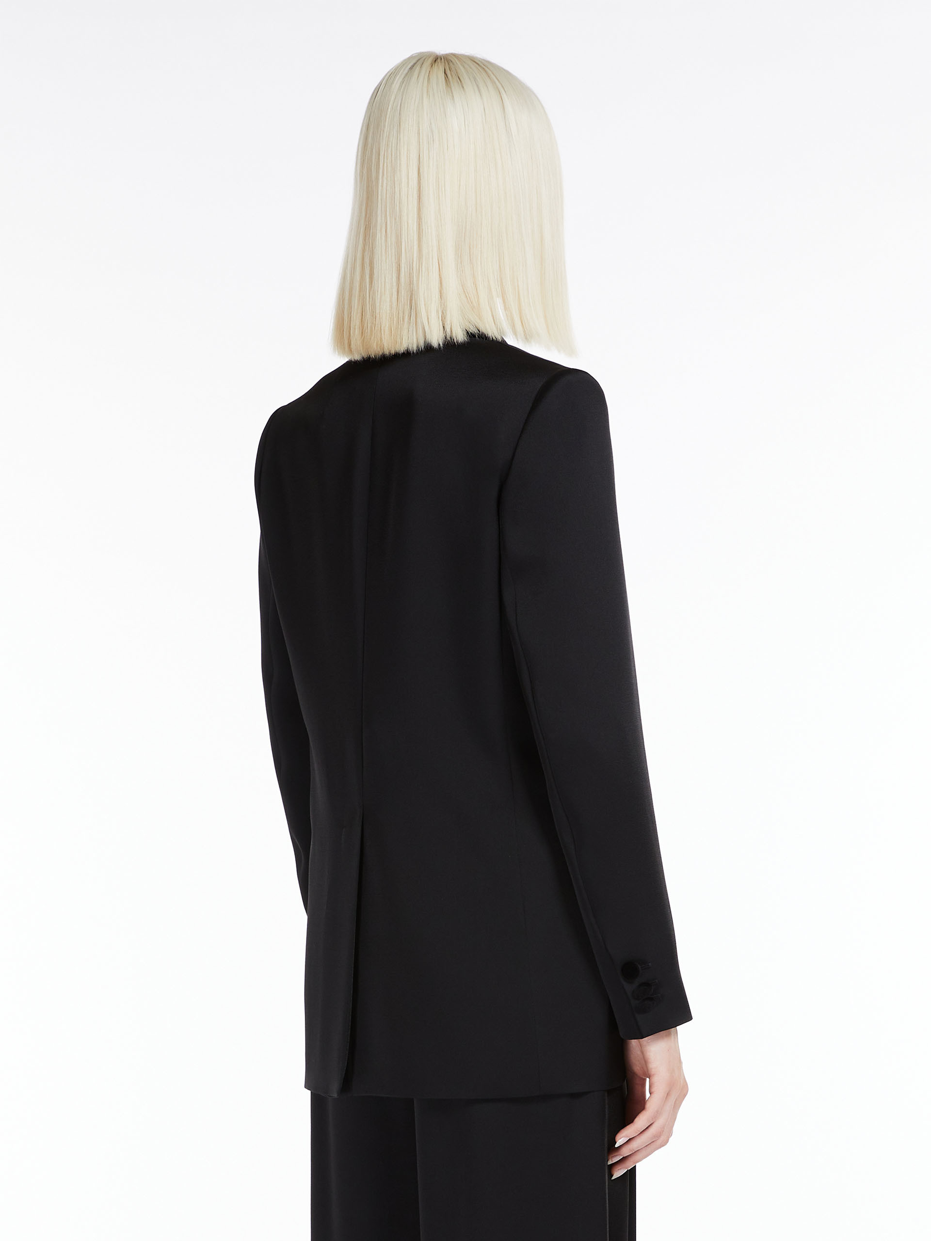 Max Mara Single-breasted Suit Jacket In Black