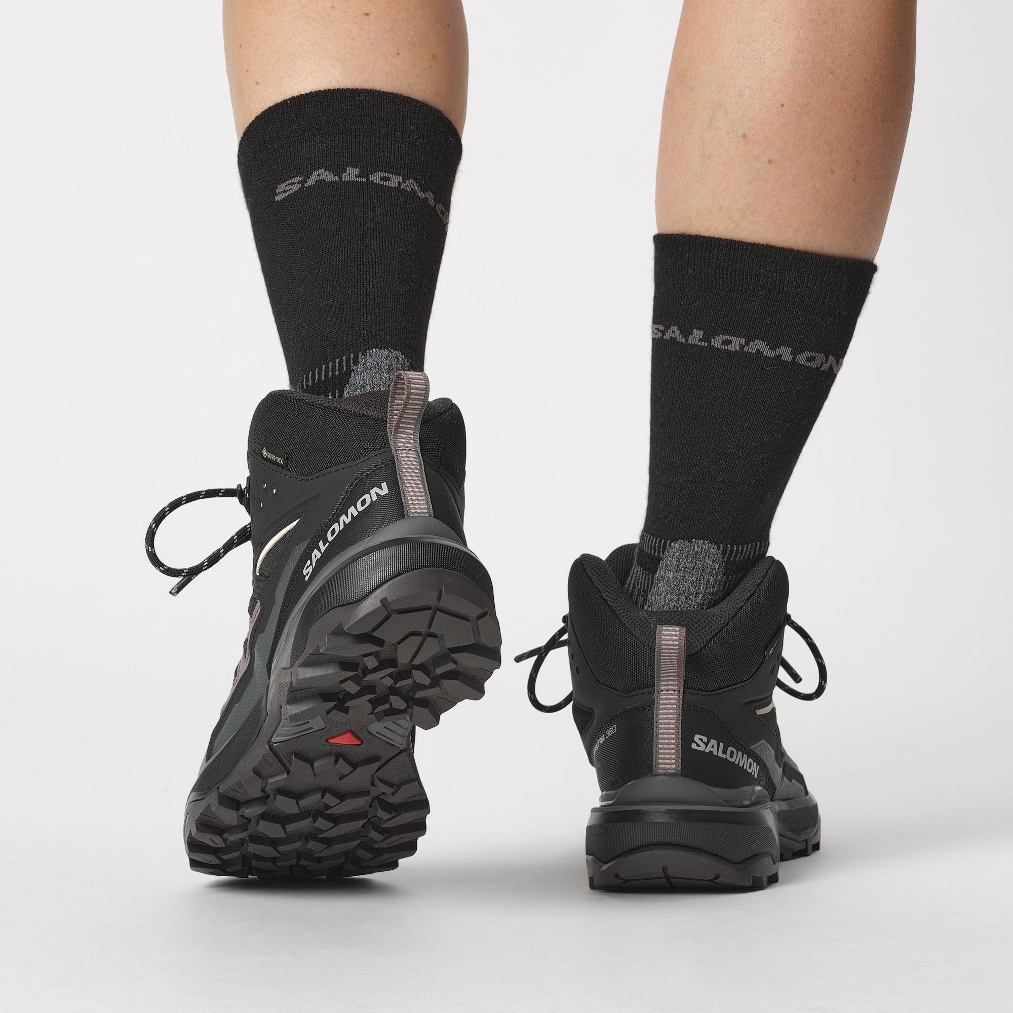 Salomon X Ultra 360mid Gore-tex Professional Sports Shoes In Black