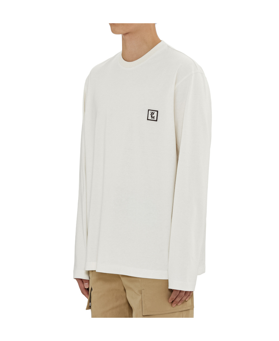 Wooyoungmi Backlogo Long-sleeved T-shirt In White
