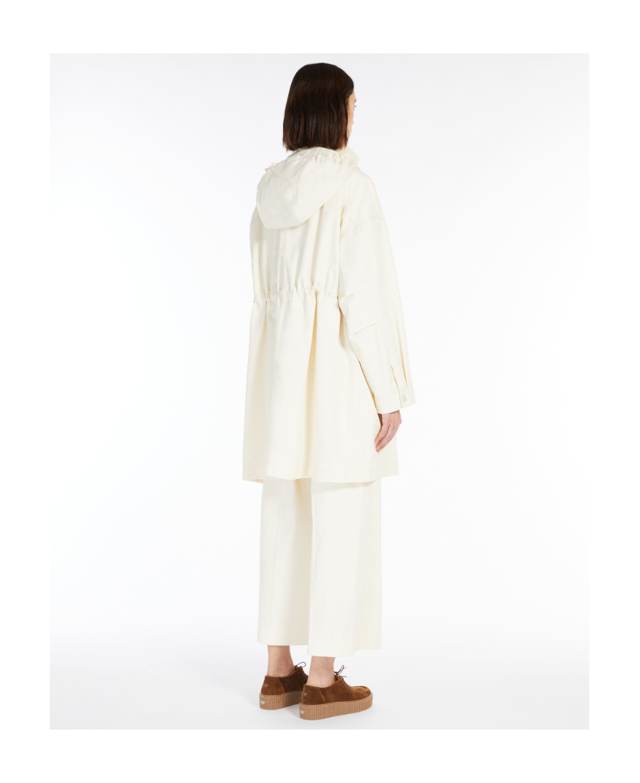 Weekend Max Mara Hooded Parka In White