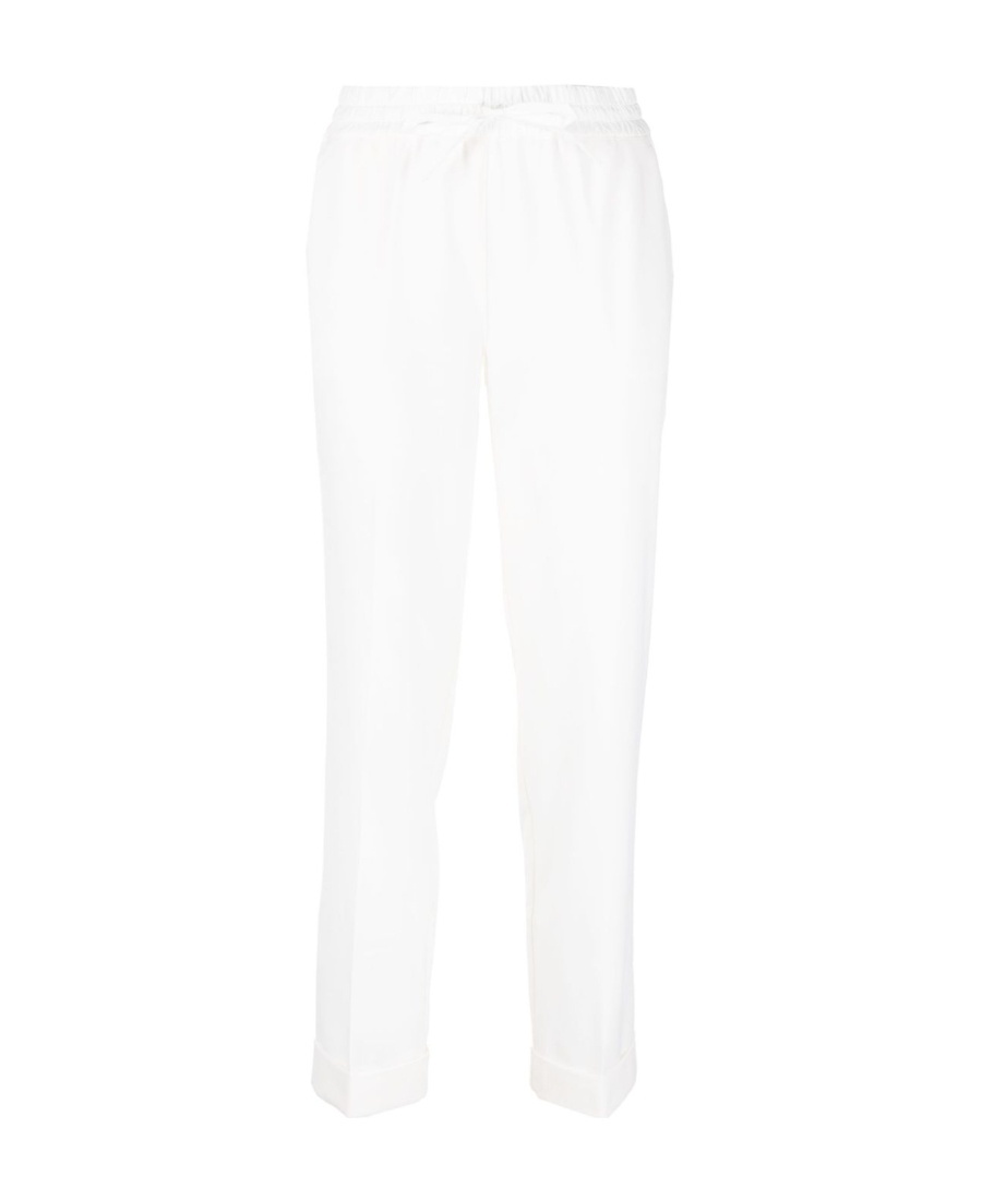 P.a.r.o.s.h . Tapered Drawstring Trousers In White